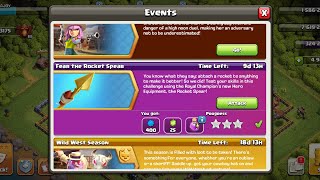 Easily 3 star fear the rocket spear challenge in clash of clans clashofclans coc [upl. by Wu]