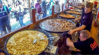 Orgy of France Street Food Bourguignon Cassoulet Tartiflette Raclette Rougail Paella [upl. by Sadick]