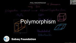 Polymorphism Chemistry Lecture  Sabaqpk [upl. by Stoffel680]