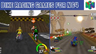 Top 5 Best Bike Racing Games for N64 [upl. by Pacien132]