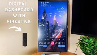 How to Make a Digital Dashboard using Your Firestick  Calendar Weather Todo list amp more [upl. by Nerty]