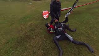 Movila Miresii kiteboarding echipa Brates Lake [upl. by Ynahpets716]