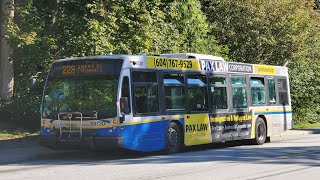 TransLink Bus Ride  2007 Novabus LFS  B9720 [upl. by Rosenthal]