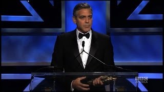 GEORGE CLOONEY on His Worst Job Ever  2013 Britannia Awards on BBC AMERICA [upl. by Ueihttam]