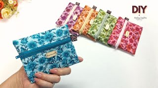 Zipper Pouch Ideas within10 minutes Gift idea [upl. by Yelrihs882]