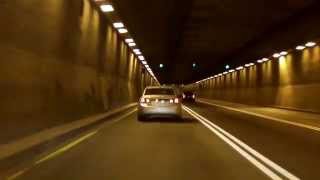 Louis Hippolyte Lafontaine BridgeTunnel northbound Night [upl. by Lexi]