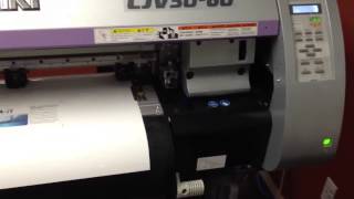 Mimaki Cjv30 Impresión y Corte [upl. by Assek]