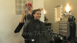 Karlee  Pt 2 Shortest Hair Cut of Her Life TA77net Mini [upl. by Dasteel]