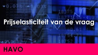 Prijselasticiteit van de vraag  Economie voor havo  Vragers amp Aanbieders [upl. by Caresa]