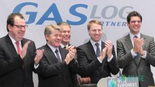 GasLog Partners Opening the NYSE [upl. by Tobiah362]