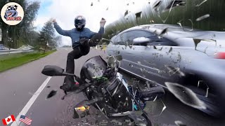 320 MOMENT MOTORCYCLE CRASHES  CRAZY Motorcycle Rides  Best Of The Month [upl. by Vale408]