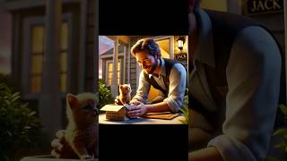 Cute Kitten 😂 ai funny kitten cat shorts trending story comedy art humor [upl. by Ihcego]