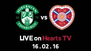 Hibernian vs Hearts  LIVE on Hearts TV [upl. by Burnard]