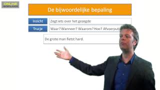 Zinsdelen aflevering 5  de bijwoordelijke bepaling [upl. by Imotih]