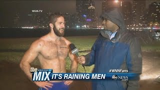 Shirtless Man in The Rain  ABC News [upl. by Troy247]