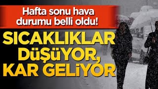 Soğuk Ve Yağışlı Hava Dalgası Geliyor Yoğun Kar Yağışı Ne Zaman🌧️ 🌨️🌨️ [upl. by Perreault]