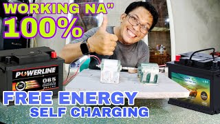 FREE ENERGY SELF CHARGING CREATED 100 WORKING NA😱 PERPETUAL MOTION IS REAL 👍 [upl. by Iretak811]