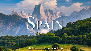 Spain 4K  Scenic Relaxation Film With Calming Music [upl. by Ykcaj]