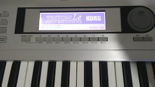 Korg Tritón Le  TR carga de Samples KMP y convertir en KSC [upl. by Heywood]