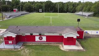 Loachapoka High School Football Field Drone Footage [upl. by Selin747]