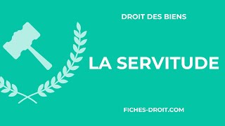 La servitude  définition caractères et régime [upl. by Juni357]