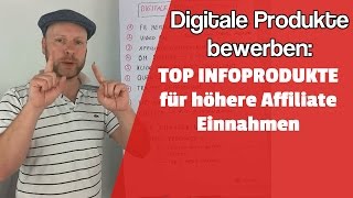 Digitale Produkte bewerben als Affiliate  Infoprodukte für mehr Umsatz [upl. by Annodahs880]