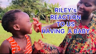 OUR LAST DAYS AS A MOTHER OF ONE  RILEY’s REACTION TO HAVING A BABY SISTER BROTHER [upl. by Raasch]