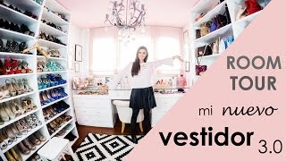 Room Tour vestidor 30 blogger Crimenes de la Moda [upl. by Suired]