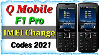 Qmobile F1 Pro Imei change CodeHow to make mobile onlineHow to change imei q f1 pro mobile [upl. by Ahsoek]