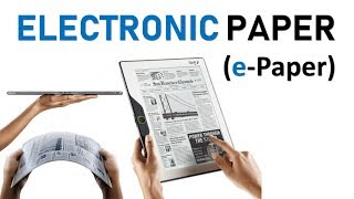 Electronic Paper  ePaper PPT [upl. by Lamberto]