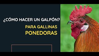 ▷ Cómo hacer un Galpón para GALLINAS en el 2021 ✅ [upl. by Wrdna]