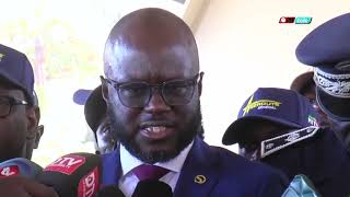 Mise en circulation de lAutopont Front de Terre Le discours du Ministre El Malick Ndiaye 1 ere [upl. by Ayim106]