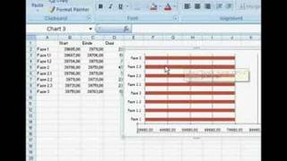 Gantt chart in Excel [upl. by Niatirb]