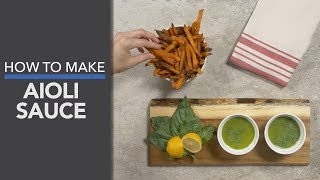 Basil Garlic Aioli Recipe Your New GoTo Sauce [upl. by Burk]