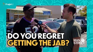 Do You Regret Getting the Jab  Man on the Street [upl. by Llehsram]