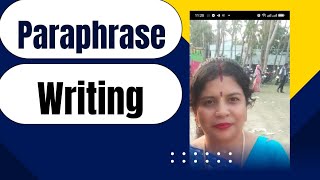 How to paraphrase  Paraphrase  How to paraphrase a paragraph  Paraphrase to avoid plagiarism [upl. by Nayk]