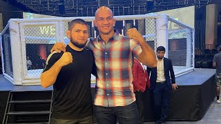 shorts Khabib Nurmagomedov represents main event Eagle FC 44 Kharitonov versus Spong [upl. by Llertnor]