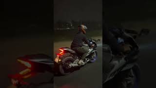 Bike night ride 😍 punjabisong song ytshorts trending automobile viralvideo yamahar15mv4 [upl. by Massiw]