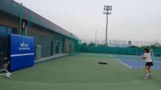 AIRBOX Air Tennis Wall Mat for Self Training [upl. by Enahc889]