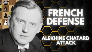 Destroy the French Defense with the Alekhine  Chatard Attack  C 13 French Defense Theory [upl. by Maurise]