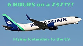 SIX HOURS On A 737 Flying Icelandair to the US [upl. by Hutt23]