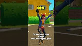 THE AGENCY SQUAD REACTS TO THE PRESIDENTIAL ELECTION 🤣 fortnite fypシ゚ fortnitememes shorts [upl. by Ymmak]