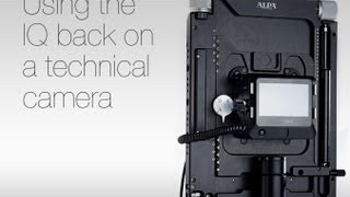 Using the IQ digital back on a technical camera  Phase One [upl. by Averell]