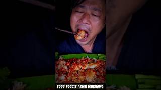 AMERICAN FOOD FOODIE ASMR MUKBANG SEAFOOD SPICY GRILLED SQUID EGG SALAD 1 asmr mukbang seafood [upl. by Aenal276]