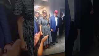 quotICONIC ENTRANCE OF MELANIA amp DONALD TRUMPD [upl. by Haseena836]