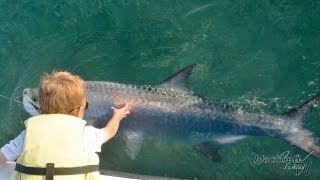 6 Year Old Catches Huge Fish [upl. by Oirottiv]