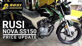 2020 RUSI NOVA SS150  PRICE UPDATE [upl. by Saba]