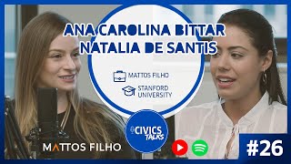 Civics Talks  Ana Carolina Bittar e Natalia De Santis LLM em Stanford [upl. by Puduns]