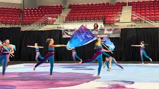 Keller Central High School Color Guard 2024 last performance of the year Coppell Texas [upl. by Reinnej]