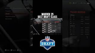 BEST DRAFT CLASS IN MADDEN 25 FULL DETAILS amp VID ON MY CHANNEL madden nfl football draft fyp [upl. by Orna]